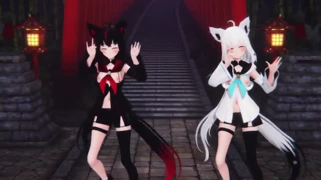 Kiss Kitsune – Shirakami Fubuki & Kurokami fubuki