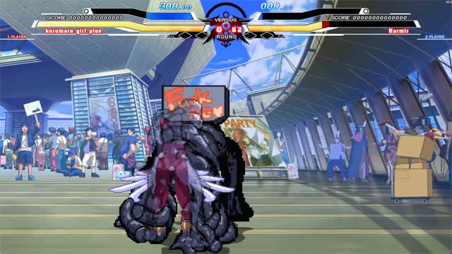 Kuromaru girl vs harmir