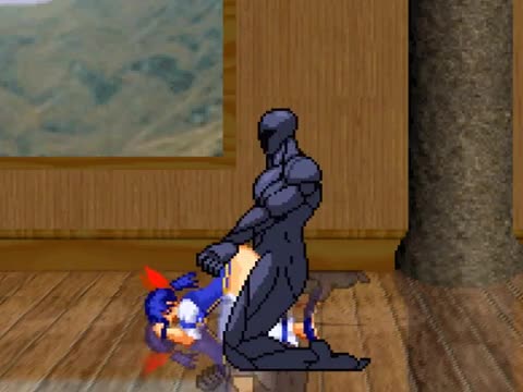 Kuromaru vs Hotaru Futaba (MUGEN)