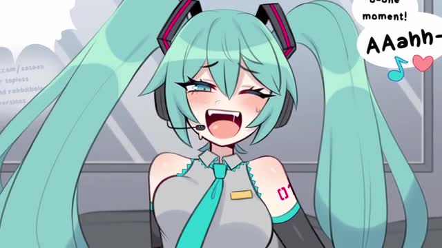 Miku’s fans got a nice preshow