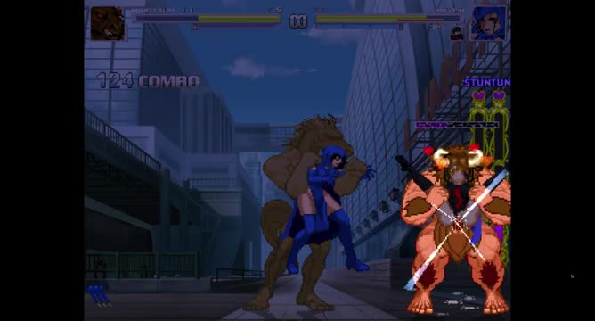Mugen Minotaur vs hero