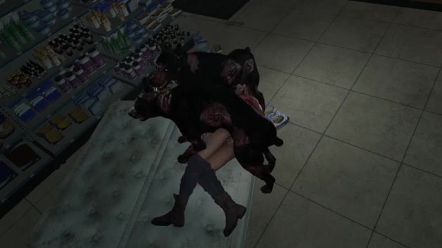 (New Angle 2)-Claire X Z-Dogs (Clothed)-[DarktronickSFM]