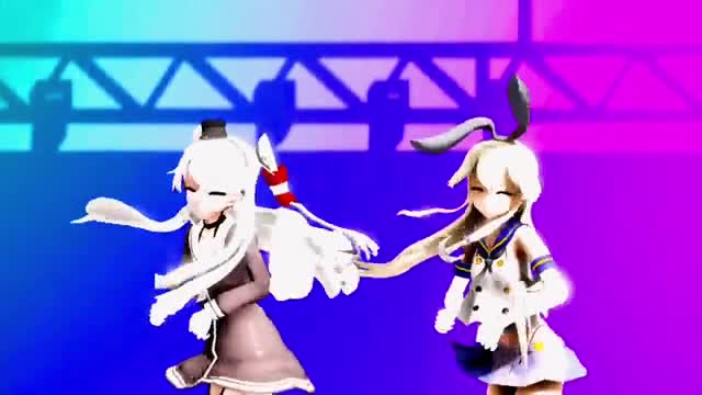 Shimakaze & Amatsukaze – Luvoratorrrrry! [MMD R15] Unknown