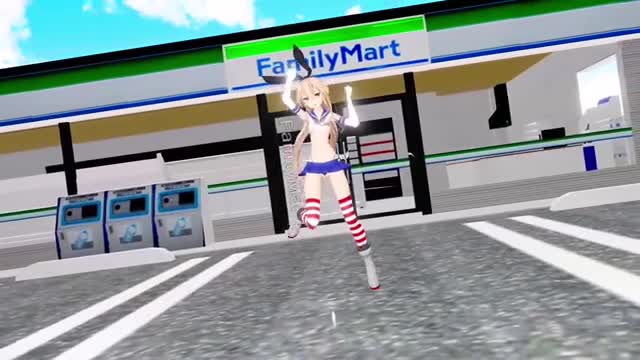 Shimakaze – Kocchimuite Baby [MMD R15] RubyMMD