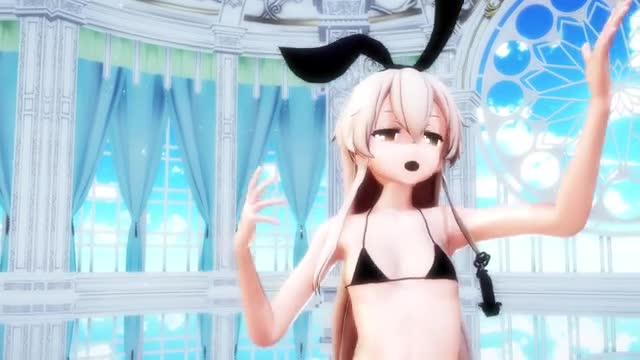 Shimakaze – Koisuru Mikusienne [MMD R15] Gib