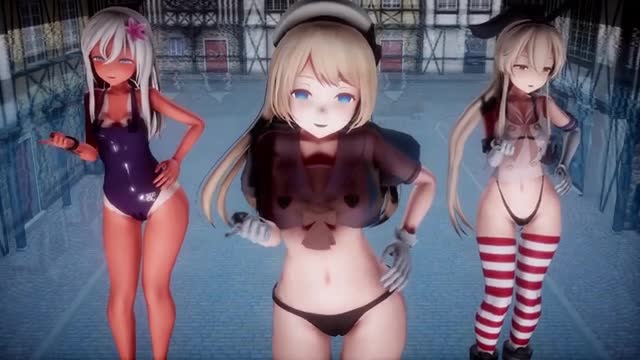 Shimakaze, Ro500 & Jervis – Instillation Dance [MMD R15] ShamuMMD