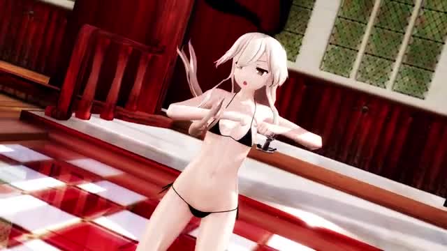 Shimakaze – Solar System Disco [MMD R15] Gib