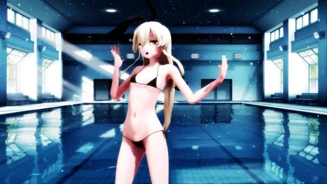 Shimakaze – Syzygy [MMD R15] Gib