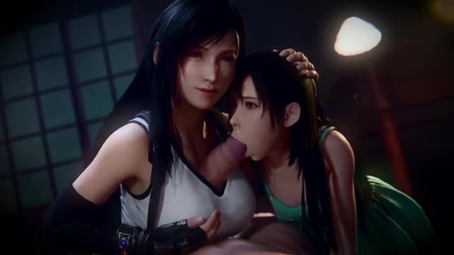 Tifa and Tifa blowjob ver 1