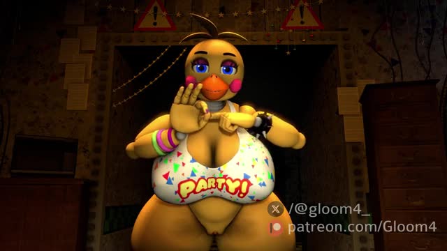 Toy Chica gets wild