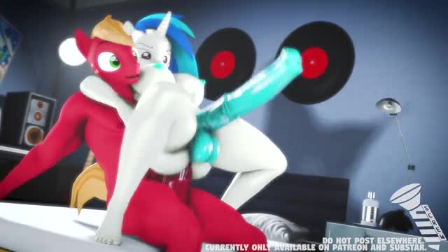 Big Macintosh X Futa Vinyl Scratch Part 2