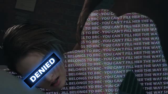 Jill Valentine Doggystyle BLACKED [Beta-Safe: TV Static] (Request)