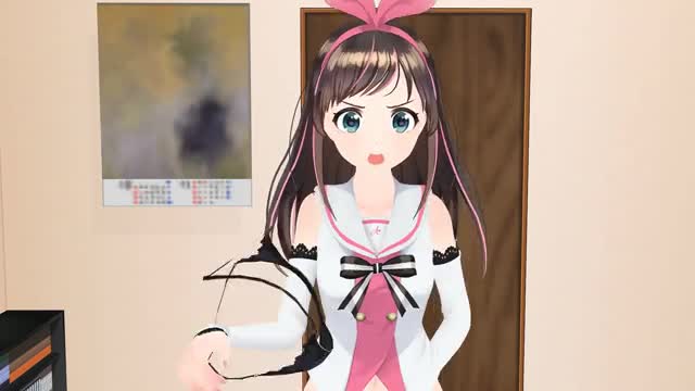 Kizuna Ai and Mirai Akari Expectation (MMD)