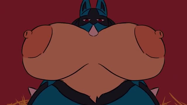 Lucario catches a big dick Riolu