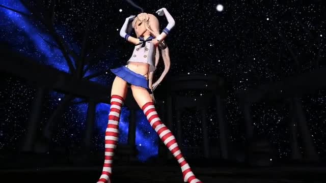 Shimakaze – Shake It [MMD R15] GuraMMD