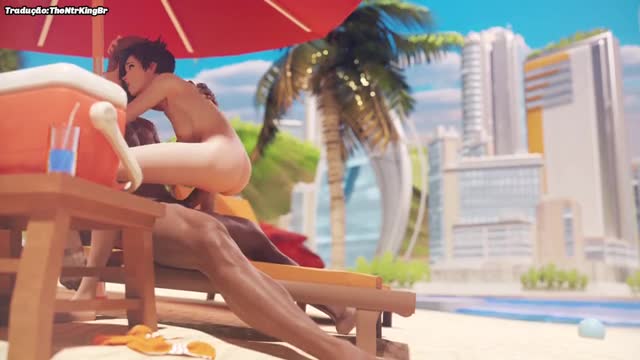 Tracer On Lifeguard Duty [PT-BR]