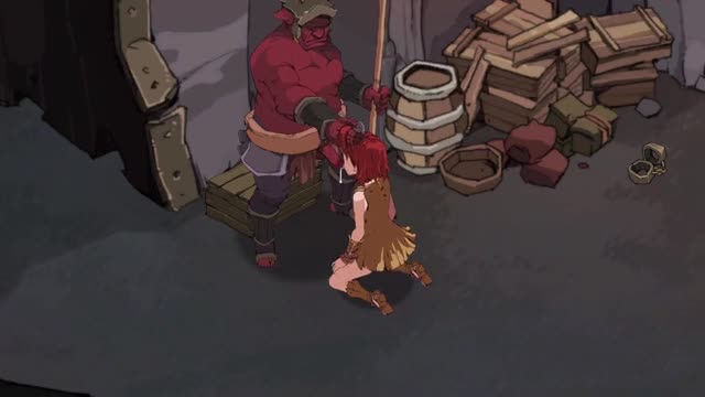 Adventurer captured and trained by orcs Hentai Game