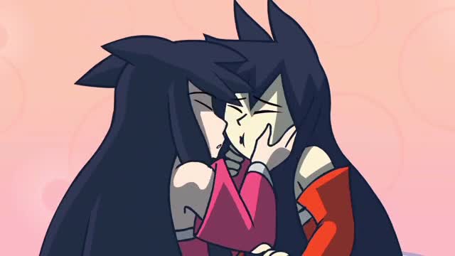 Ahri selfcest kissing