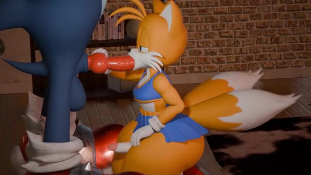Cheetleader Tails Blow Sonic