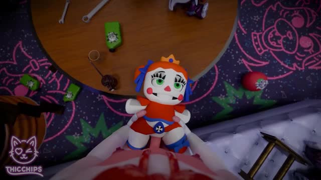 Circus baby plushie get stuffed