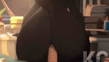 Kitty rides cock.