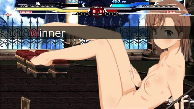 Kuromaru vs Misaka