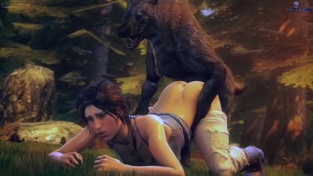 Lara’s new friend in the forest