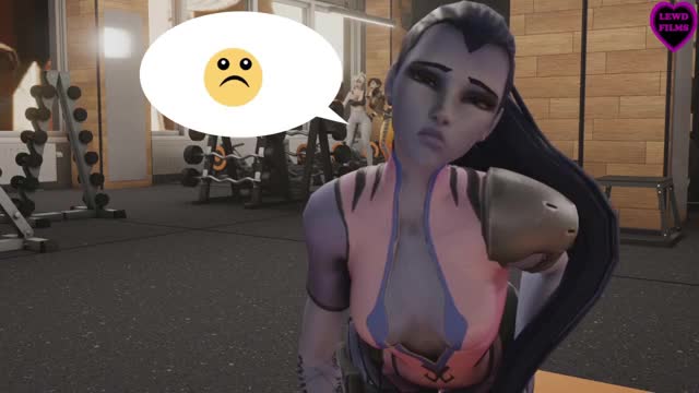 LewdFilms – Mercy and Tracer bully Widowmaker at the gym (Futa/Trans) Teaser)