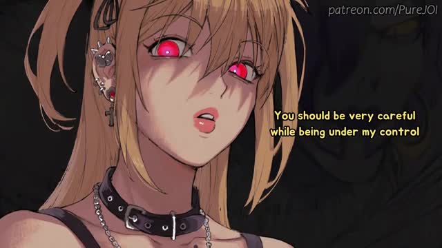 Misa Amane gives her fan a chance for messy ending (Idol JOI)