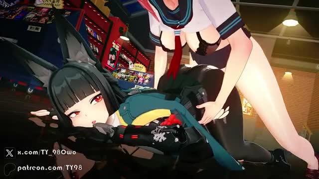 Miyabi x Yanagi FutaSex (sound)