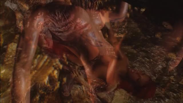 Nord Huntress fucks her pet Troll