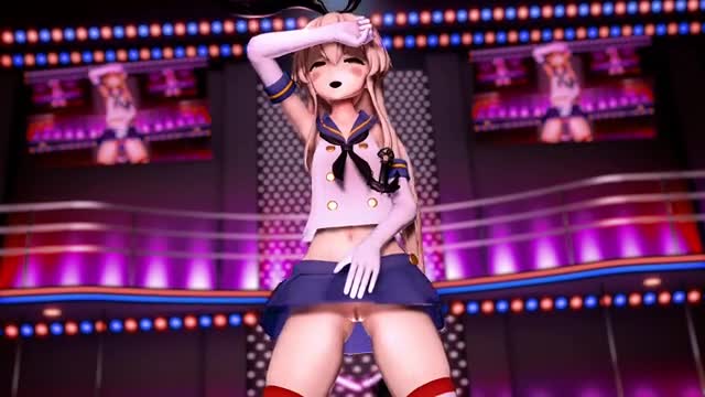 Shimakaze – Ecchi Dance (ver. 2) [MMD R18] GenesisMMD
