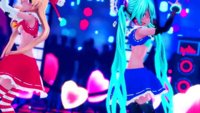 Shimakaze & Miku – Viva Happy [MMD R15] Hamselvish