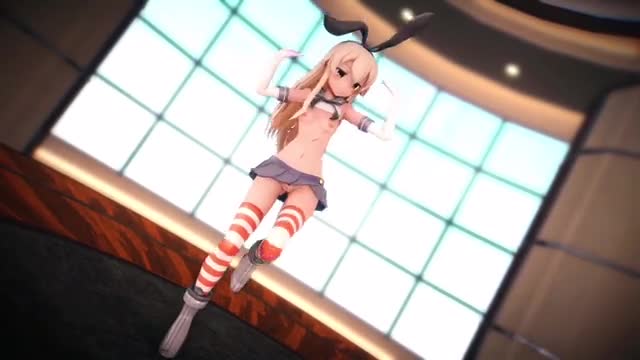 Shimakaze – Yeah Oh Ahhh Oh! [MMD R18] 000MMD