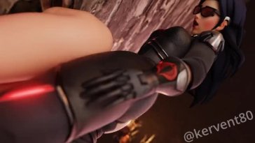 Stuck on Wall, for Futa WidowMaker.