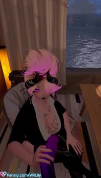 VRChat POV handjob and assjob