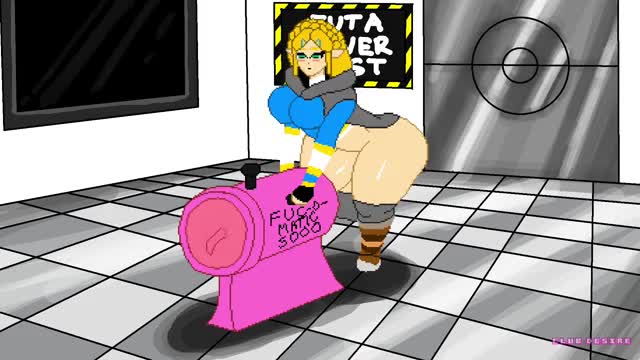 Zelda Futa Power Test Preview