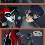 Harley beat Catwoman futa by Hurber on DeviantArt