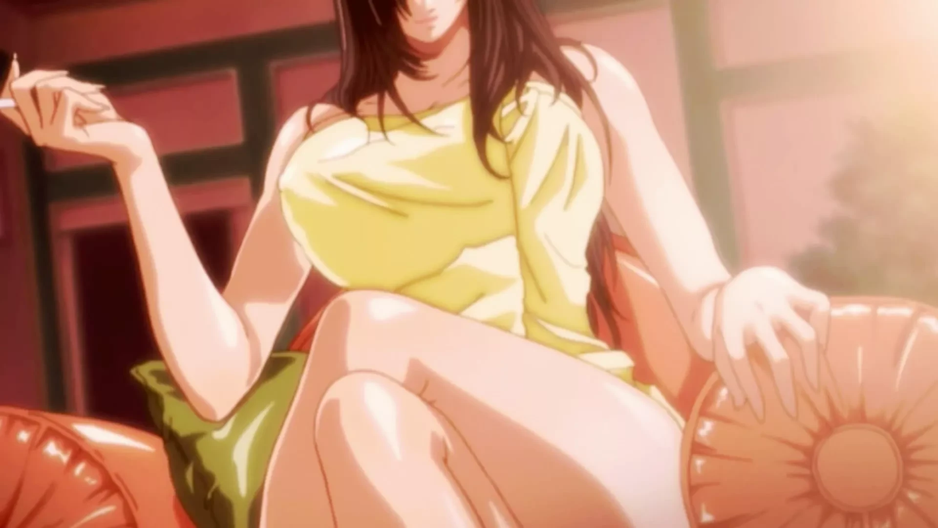 No blur threesom hentai