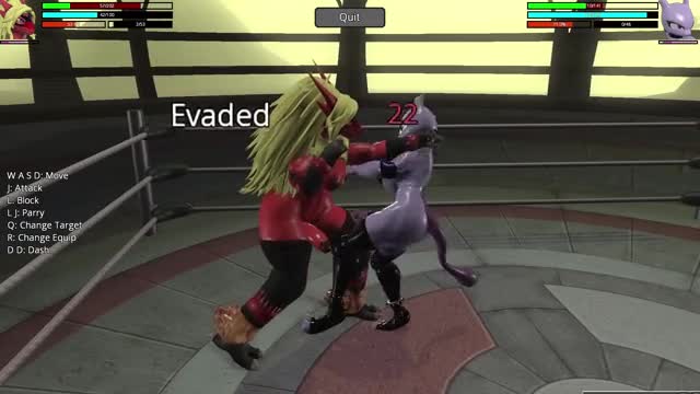 HR2 Furry: Blaziken vs Mewtwo