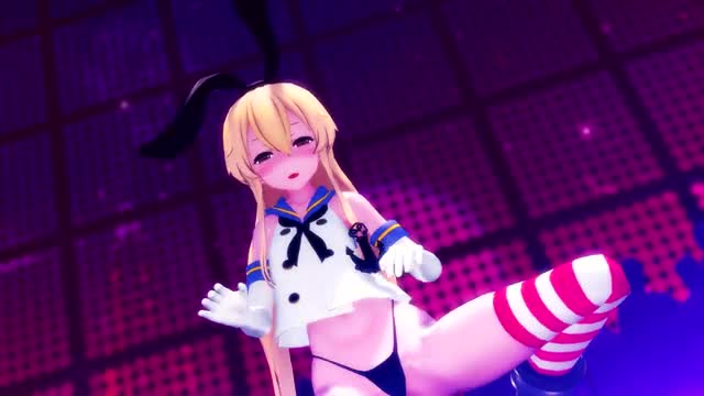 Shimakaze – Instillation Dance [MMD R18] Hamselvish