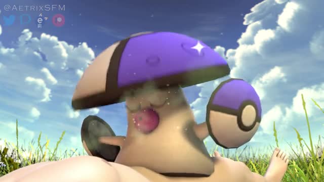 Shiny Amoonguss Jump Animation (4k)