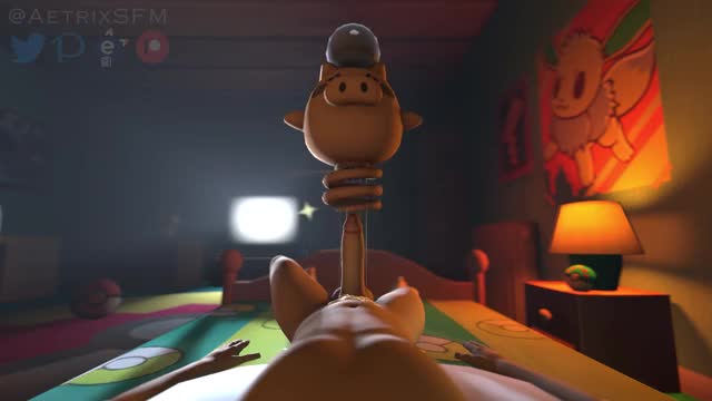 Shiny Spoink Jump Animation (4k)