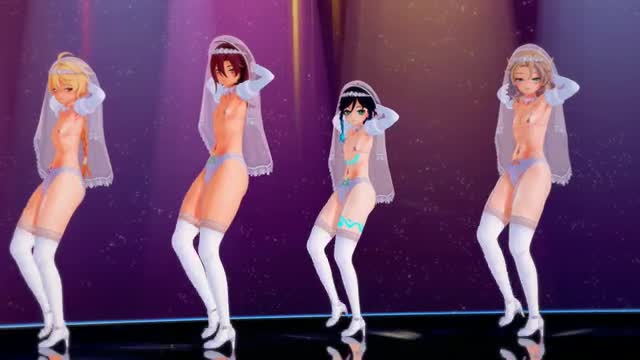 [TrestleSky] Commission – Chocolate Cream Dance Only – Venti, Aether, Albedo, Heizou