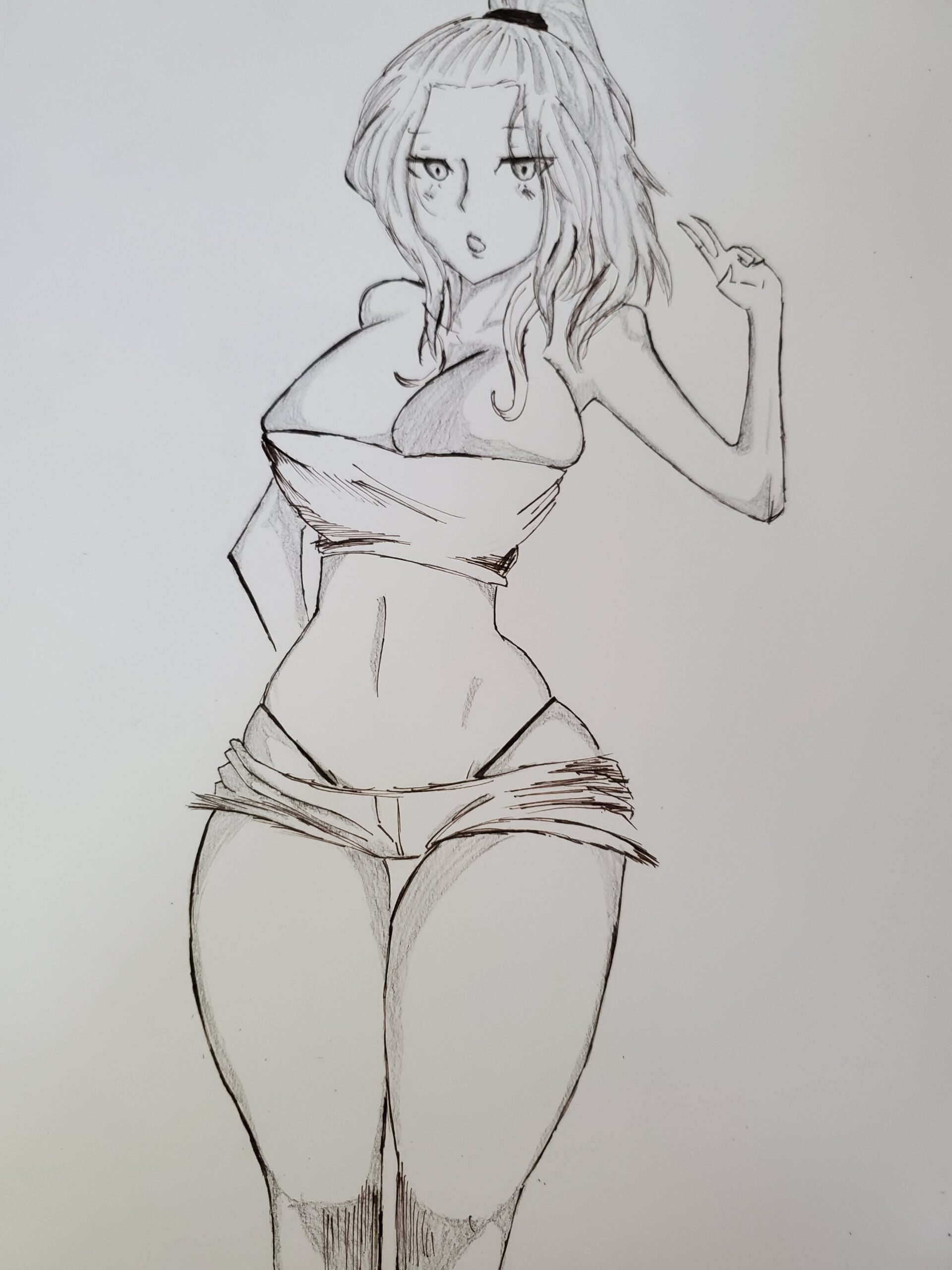 Hentai figure drawing pencil