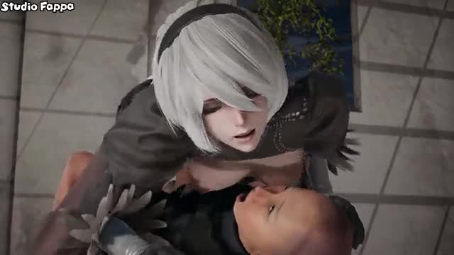 2B fucked hard by Perverted brat