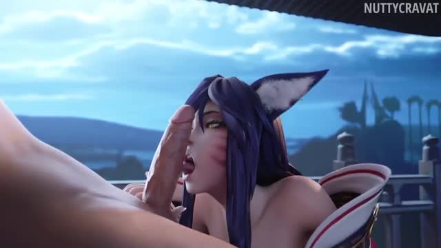 Ahri blowjob with your big boy [nuttycravat]