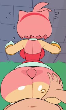 Amy from Behind