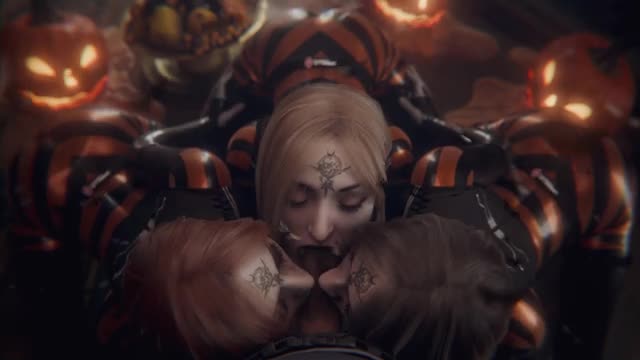 Dimitrescu Sisters [Flies][Gifdoozer][4K60FPS]