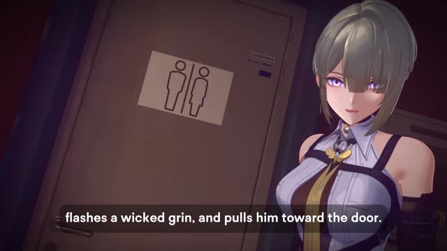 Evelyn at the bar
